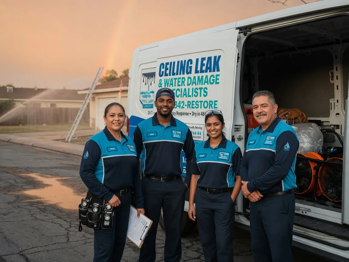 Ceiling Leak Cleanup company in Harwood, ND